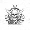 Corsair, pirate logo