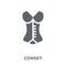 Corset icon from Clothes collection.