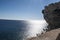 Corsica, Bonifacio, skyline, citadel, old town Strait of Bonifacio, Mediterranean, limestone, cliff, rocks, Bouches de Bonifacio