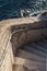 Corsica, Bonifacio, staircase, Strait of Bonifacio, beach, Mediterranean Sea, limestone, cliff, rocks, Bouches de Bonifacio