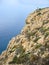 Corsican cliff outside Calvi (vert)