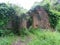 Corsican green landscape abandoned construction