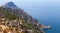 Corsican rocks and sea in summer. Landscape