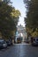 Corso Sempione and Arco della Pace in Milan, Italy