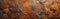 Corten Steel Stone Texture Background - Rustic Orange Brown Grunge Metal Panorama Banner