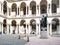Cortile d`Onore courtyard of Palazzo Brera, Milan