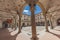 Cortile della Rocchetta in Sforzesco castle in Milan