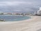 Coruna Galicia Spain City View A Coruna Orzan Beach