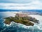 A Coruna peninsula aerial view