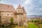 Corvinilor Castle in Hunedoara region of Romania