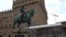 Cosimo Statue on Signoria Square in Florence called Statua equestre di Cosimo - Tuscany