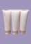 Cosmetic bottle containers. Beauty product