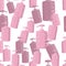Cosmetic bottle seamless pattern. cosmetics toiletries background