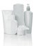 Cosmetic bottles and towel
