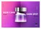 Cosmetic cream and body lotion poster premium skin care products vector design