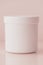 Cosmetic cream plastic jar