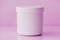 Cosmetic cream plastic jar