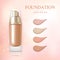 Cosmetic Foundation Concealer Cream Realistic