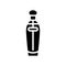 cosmetic fragrance bottle perfume glyph icon vector illustration