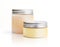 Cosmetic  jars with metal cover