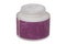 Cosmetic labels isolated. Close-up of a opened cosmetic cream container with a cosmetic night cream or with a skin care product