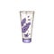 Cosmetic lavender cream for care skin face or body in beautiful plastic container