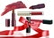 Cosmetic Make Up Set with Christmas Holiday Sale Ribbon