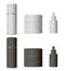 Cosmetic Packaging Set Dropper, Jar, Spray Can. 3d
