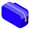 Cosmetic pouch icon isometric vector. Beauty box