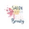 Cosmetic salon, natural beauty logo