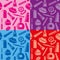 Cosmetic seamless patterns