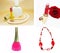 Cosmetic set for makeup lipstick beads