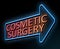 Cosmetic surgery concept.
