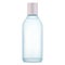 Cosmetic toner glass bottle. Perfume liquid jar