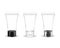 Cosmetic tube for cream, gel, liquid, foam. Beauty product package transparent.