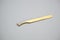 Cosmetic tweezers in gold color on a white background.tools for eyelash extensions and eyebrow design