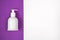Cosmetics, Dispenser, Bottle, Background, white, ultra violet,