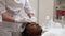 cosmetologist treatment facial pampering woman spa