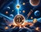 Cosmic Bitcoin Ascension