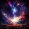 Cosmic Cataclysm: Majestic Galactic Explosion