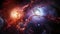 Cosmic collision galaxies deep space