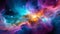 cosmic colorful nebula