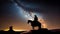 Cosmic Cowboy - A Western Adventure in the Night Sky, Made with Generative AI