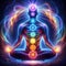 Cosmic Energy Meditation Illustration