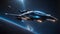 cosmic fusion: AI-powered starship\\\'s seamless sojourn. ai generated