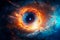 Cosmic Fusion: Nebular Stellated Eye