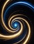 Cosmic Gold Spiral