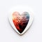 Cosmic Inspired Heart Shaped Guitar Pick With Smoke Effects