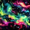 Cosmic Kaleidoscope: A Vibrant Psychedelic Abstract Galaxy