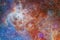 Cosmic landscape. Nebula. Elements of this image furnished by NASA
